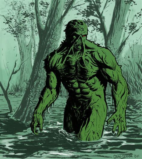 Swamp Thing By Craigcermak On Deviantart Dc Comics Art Dc Comics