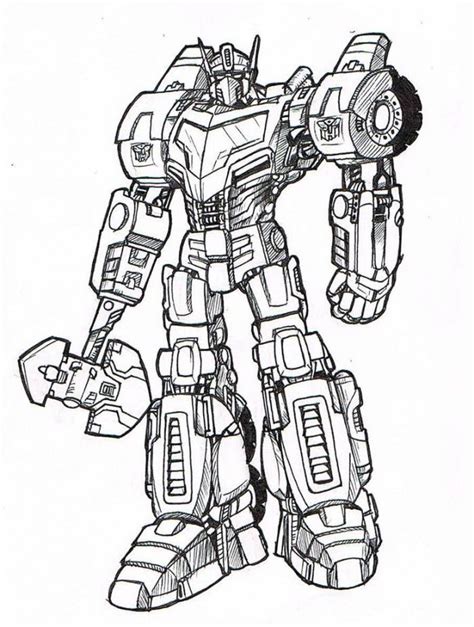 Optimus Prime Coloring Pages Coloring Home