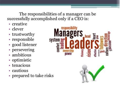 Responsibilities Of A Managing Director Ceo