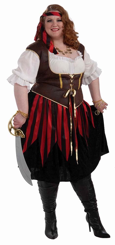 Plus Size Pirate Lady Xxxl Costume 3x And 4x Costumes