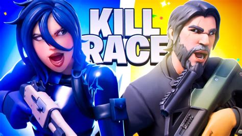 Whos The Best Player Fortnite 1v1 Kill Race Youtube