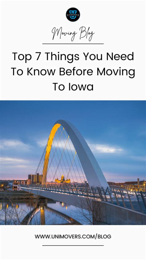 Top 7 Things You Need To Know Before Moving To Iowa • Unimovers