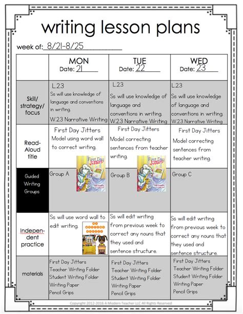 Fun Lesson Plans For 2nd Graders