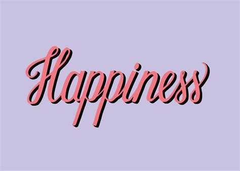 Handwritten style of Happiness typography - Download Free Vectors ...