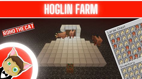 Minecraft Hoglin Farm Fully Automatic By Rohothecat On Deviantart