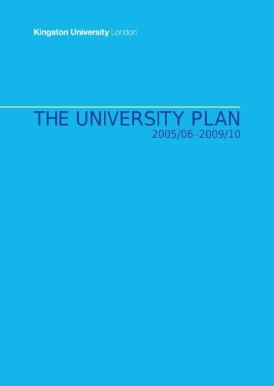 The University Plan Kingston University