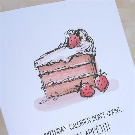 birthday calories don t count card by cloud 9 design