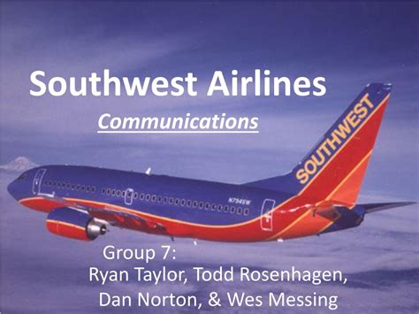 Ppt Southwest Airlines Powerpoint Presentation Free Download Id