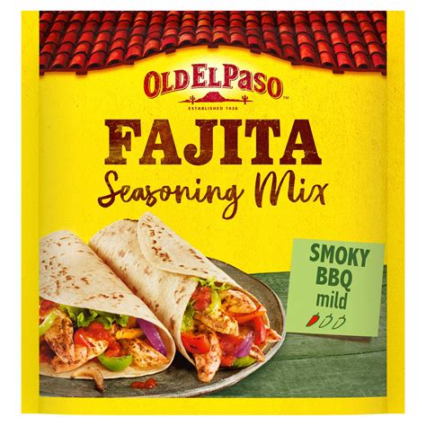 Old El Paso Fajita Seasoning Mix Smoky BBQ 35g | Mexican Sauces & Meal