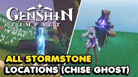 All Stormstone Locations In Genshin Impact Chise Ghost Guide Youtube