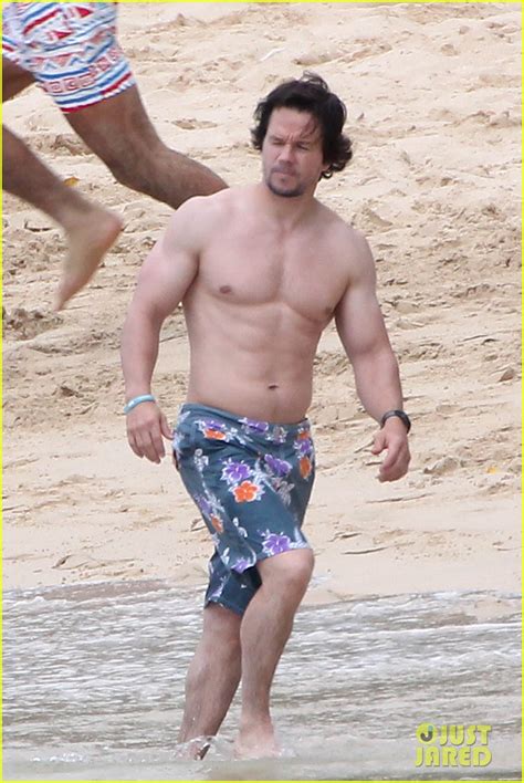 Mark Wahlberg Shows Off His Hot Beach Body Again In Barbados Photo