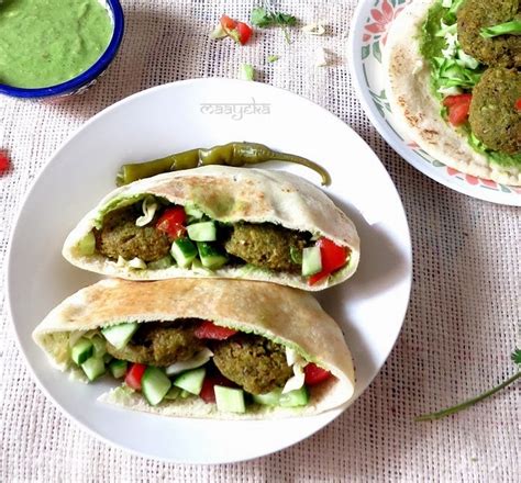 The crunch of the fried chickpea fritters, the an authentic falafel sandwich is epic: Falafel Sandwich Recipe, How to Make Falafel Sandwich ...