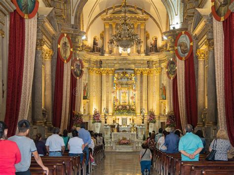 Interior View Of The Basilica Of Our Lady Of Zapopan Editorial Image