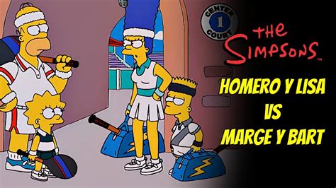 Los Simpson Homero Y Lisa Vs Marge Y Bart Youtube