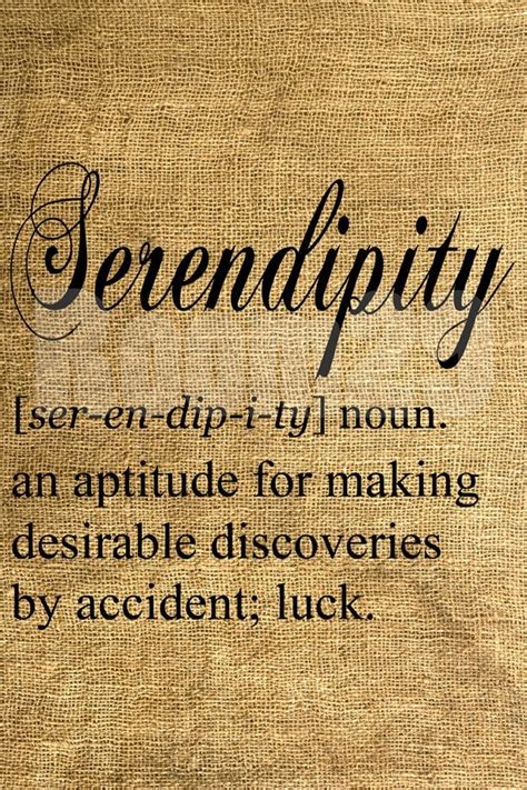 INSTANT DOWNLOAD Serendipity Dictionary Definition Download