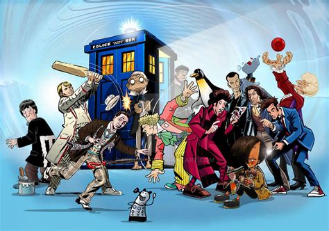 Dr Who All The Doctors By Nunopt11 On Deviantart