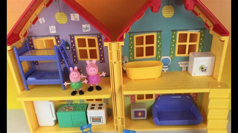 🐽 Peppa Pigs House Playset George Nickelodeon La Casa De Peppa By