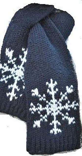 Ravelry Snowflake Scarf Pattern By Kathryn Doubrley The Answer Lady