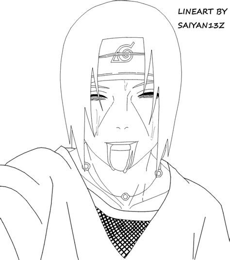 Itachi sillhouette drawing drawing by zabir hossain. LINEART-Itachi:Sorry Sasuke... by Saiyan13Z on DeviantArt