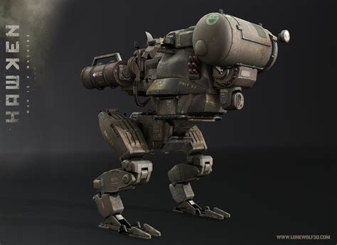 Hawken Online Mech Mecha Shooter Robot Futuristic Sci Fi Poster