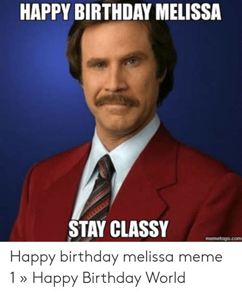 Funny Happy Birthday Melissa Memes