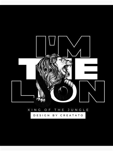 i m the lion king of the jungle sticker for sale by creatato redbubble