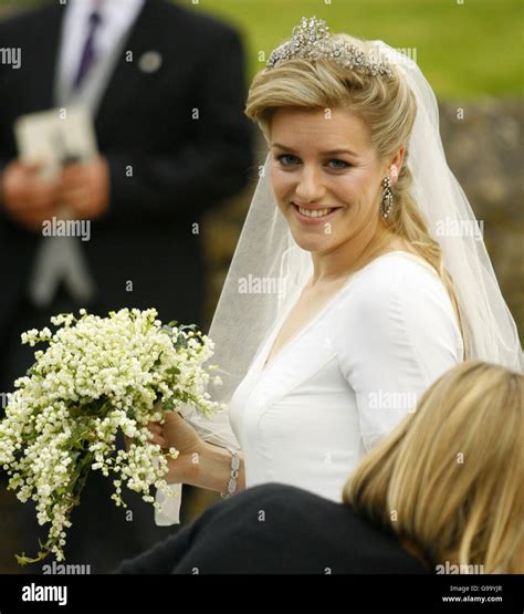 Laura Parker Bowles Arrives For Her Wedding To Harry Lopes At St Cyriac