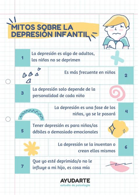 7 Mitos De La Depresión Infantil Que Debes Conocer