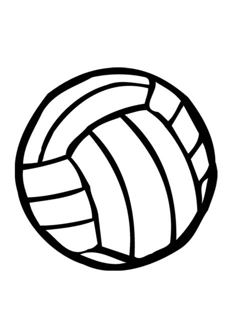 Volleyball Coloring Page For Kids - Download & Print Online Coloring