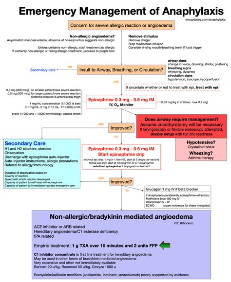 Anaphylaxis Algorithm Asthma And Anaphylaxis Asthma Lung Disease