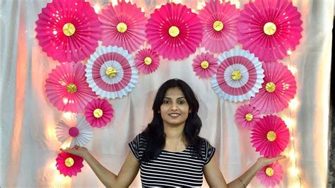 Very Easy Paper Fan Birthday Decoration Ideas At Home Craft Decor You