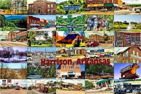 Harrison Arkansas Collage By Kathy Tarochione