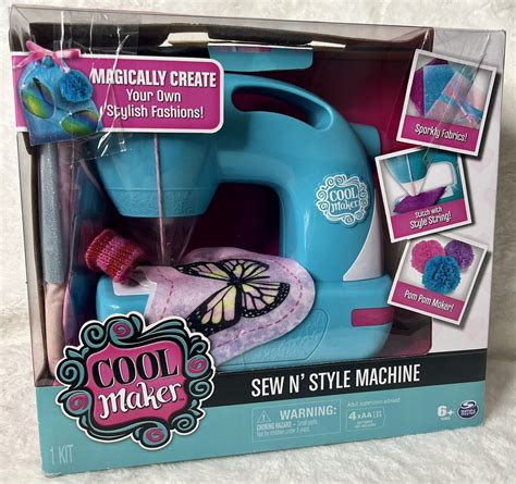 Cool Maker Sew N’ Style Sewing Machine With Pom Pom Maker Attachment 6037850 For Sale Online