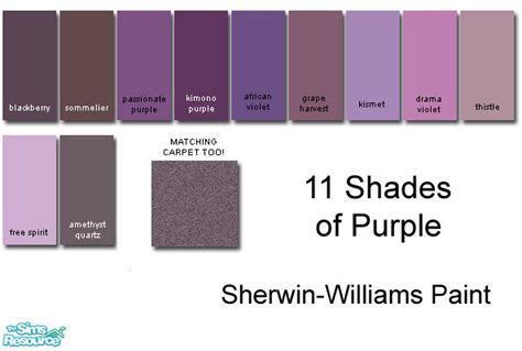 Rebelxgirls Sherwin Williams Purple Collection