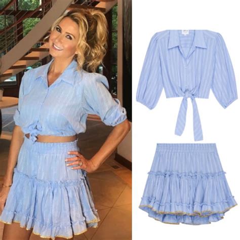 Kary Brittingham's Top and Skirt https://www.bigblondehair.com/kary-brittinghams-light-blue ...