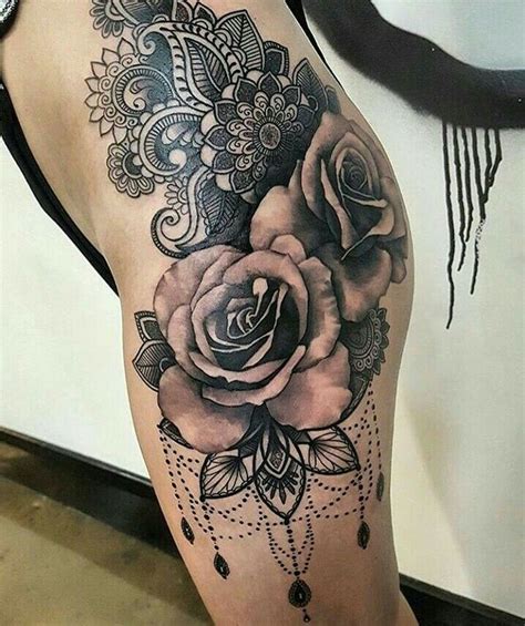 Hip & thigh peonies by sophia baughan, an artist at hand in hand tattoo in sydney, australia. Pin by Lisa Silva on Tattoo | Thigh tattoos women, Hip ...