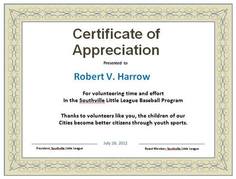 Send this letter when you want to thank a person or group for giving you an award. 30 Free Certificate of Appreciation Templates and Letters ...