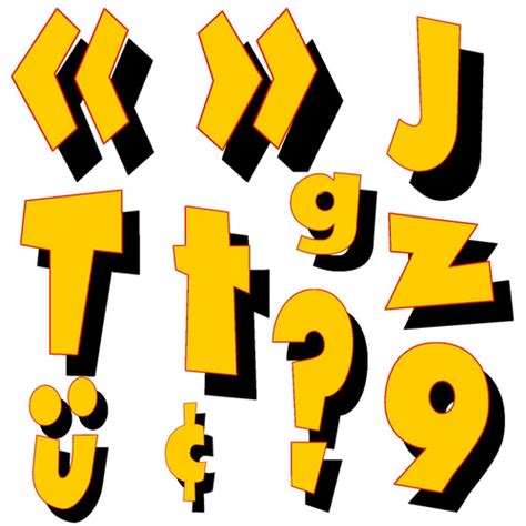 Alphabet And Numbers Clip Art Retro Alphabet And Numbers Clip Art