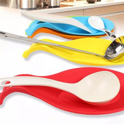 Kitchen Spoon Rest Gadget Novelty Candy Color Kitchen Tools Heat