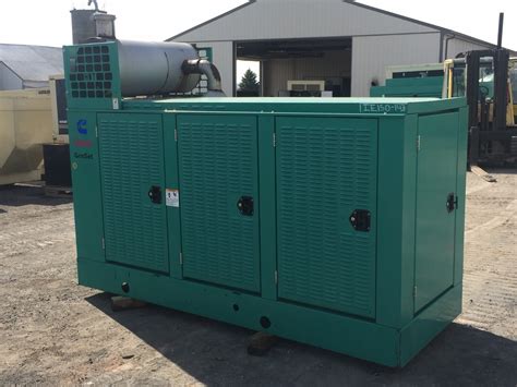 150 Kw Cummins Natural Gas Generator Enclosed 12 Lead Reconnectable