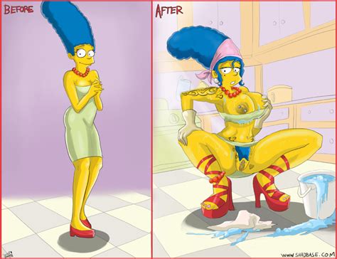 Rule 34 Before And After Blue Hair Breasts Clothes Color Female