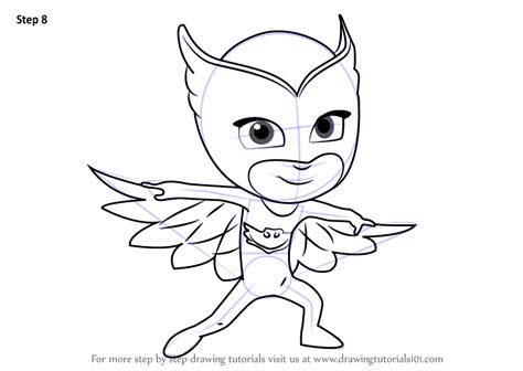 83 Pj Masks Coloring Pages Owlette Hoyei Nadiah