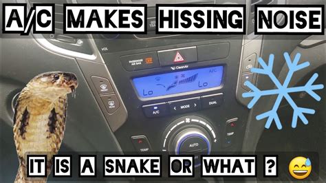 I Fix Hissing Noise Ac On My Santa Fe 2013 Youtube