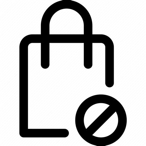 Bag Blocked Error Purchase Shop Unavailable Icon Download On