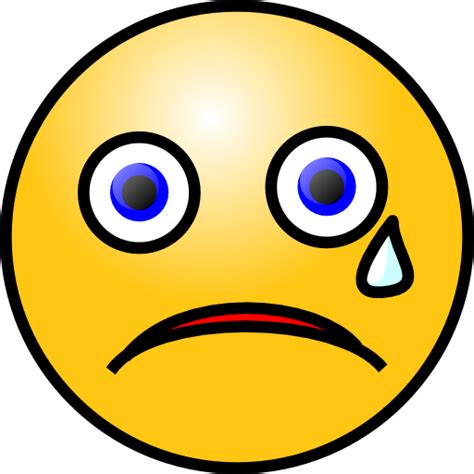 Emoticons Crying Face Clipart I2clipart Royalty Free Public Domain