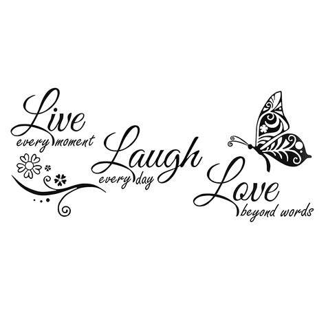 Buy Live Laugh Love Wall Decal Art Live Every Moment Laugh Every Day