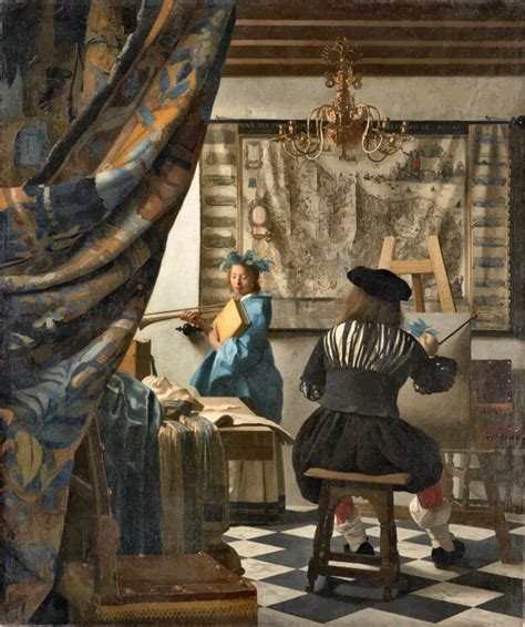 The Art Of Painting By Johannes Vermeer Openclipart
