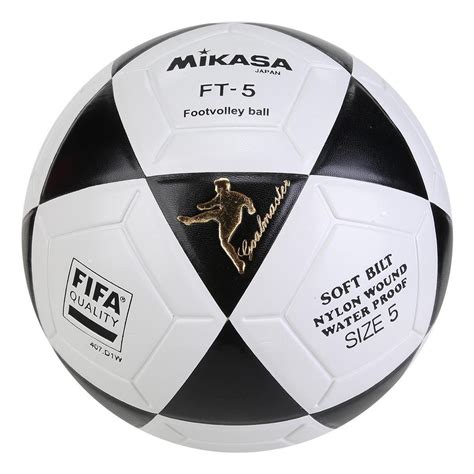 Bola Futebol Mikasa Ft 5 Futvôlei Preto E Branco Netshoes