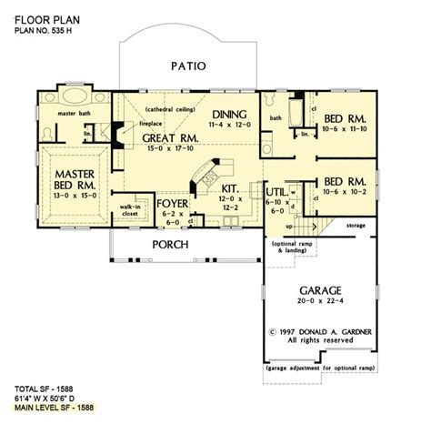 House Plans The Griffin Home Plan 535 H House Plans Country