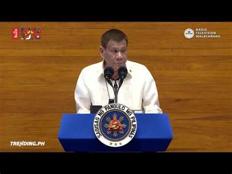 President rodrigo duterte delivers his 5th state of the nation address at the house of representatives complex in quezon city/pcoo. President Rodrigo Duterte's State of the Nation Address # ...